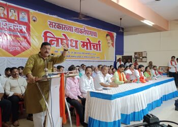 MLA Jadhav is aggressive about the complaint of Zilla Parishad member