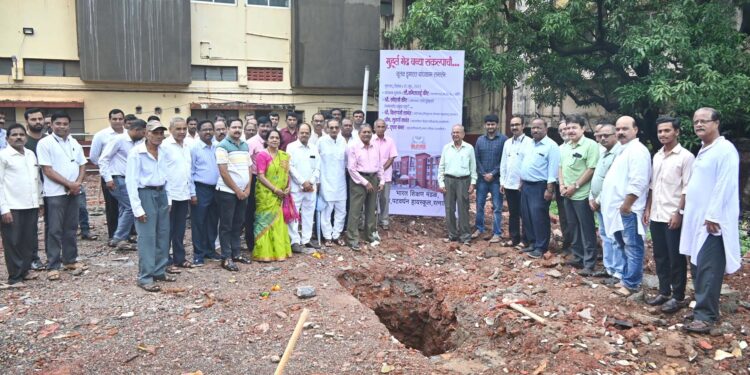 Construction of Patwardhan High School building started