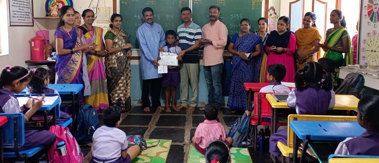 Success of students of Khodde School in Manthan Exam