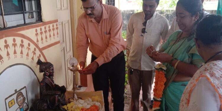 Health camp completed at Velneshwar sub-centre