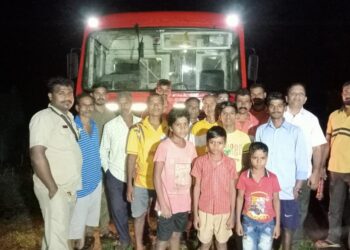 Bus service started for three villages