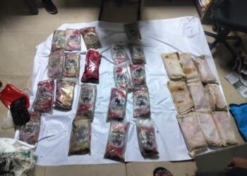 Drug packets on Konkan Beaches