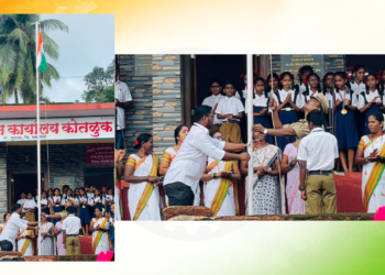 Flag Hoisting by Ex-Servicemen at Kotaluk