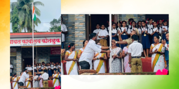 Flag Hoisting by Ex-Servicemen at Kotaluk