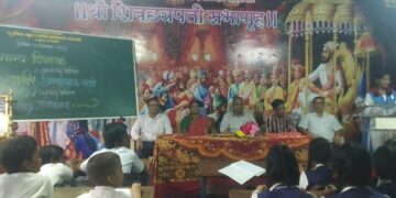 Tilak death anniversary and Annabhau Sathe Jayanti in Patpanhale School