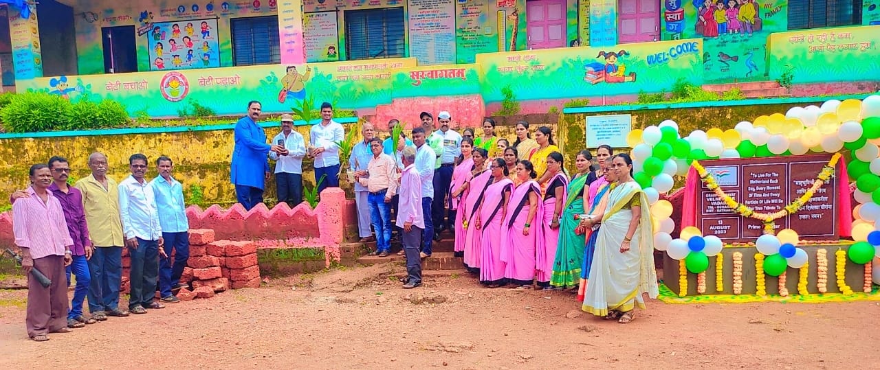 Residents of Velaneshwar honored the soldiers