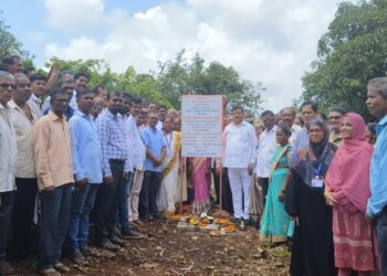 Bhoomipujan of tap water scheme at Patpanhale