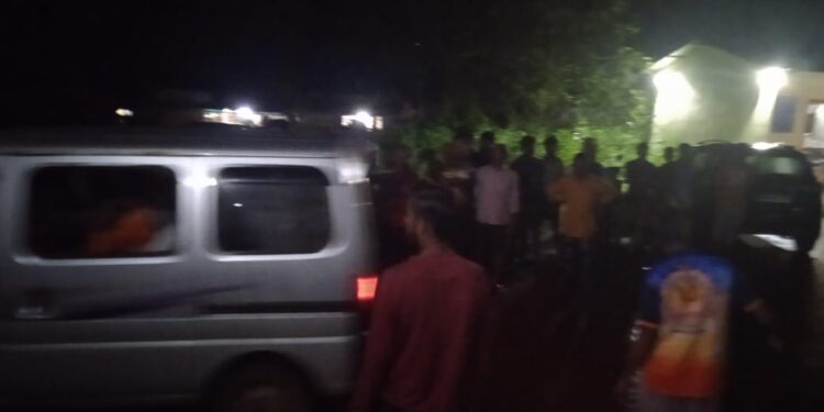 Accident in Ganesh immersion procession