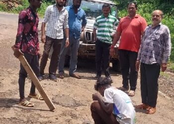 The filling of potholes started at the behest of MNS