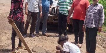 The filling of potholes started at the behest of MNS