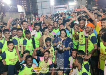 Govinda team of boys from Konkan in Virar