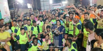 Govinda team of boys from Konkan in Virar