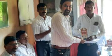 Honored by Center Pramukh by Disabled Rehabilitation Institute