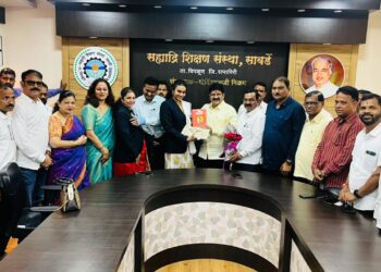 Yashika felicitated by Sahyadri Education Institute
