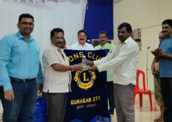 Food donation to ST employees by Lions Club