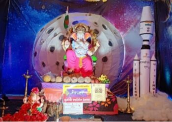 Chandrayaan- 3 scenes on the occasion of Ganeshotsav