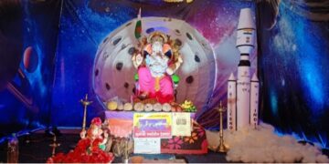 Chandrayaan- 3 scenes on the occasion of Ganeshotsav