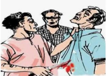 Both were stabbed with a knife for asking for a jab