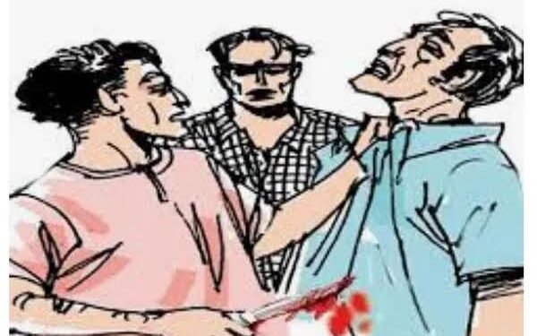 Both were stabbed with a knife for asking for a jab