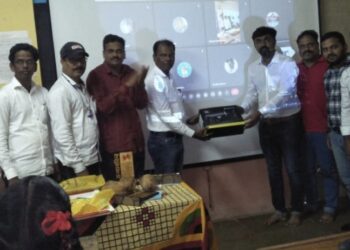 Projector set gifted by Sevarth Foundation