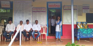 Gandhi and Shastri Jayanti at Talvali