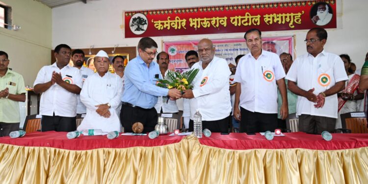 Karmaveer Bhaurao Patil's birth anniversary at Palshet