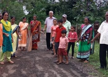 Cleanliness campaign conducted by Umrath villagers