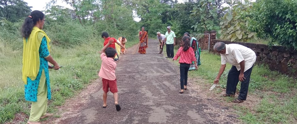 Cleanliness campaign conducted by Umrath villagers