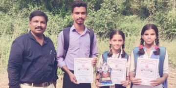 Kartiki Bhosle first in Slogan Competition