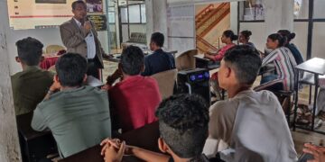 Lecture at Regal College Sringaratali