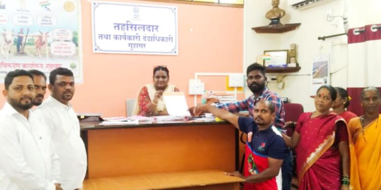 MNS statement to Tehsildars