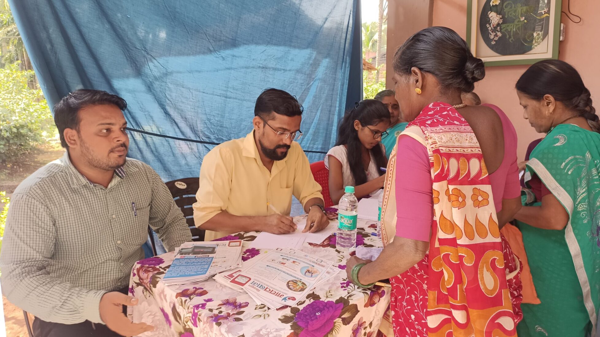 Health camp completed at Palshet