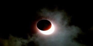 Continental Lunar Eclipse