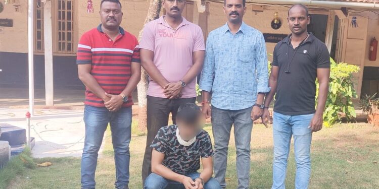 The man who stole in the train was arrested