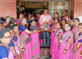 CRP felicitated MLA Jadhav