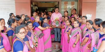 CRP felicitated MLA Jadhav