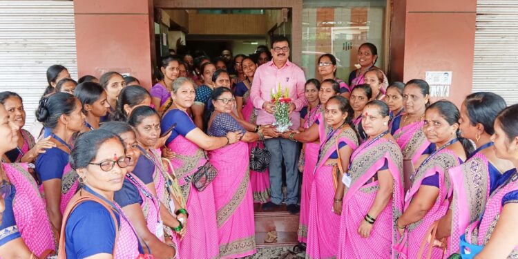 CRP felicitated MLA Jadhav