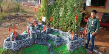 Replica of Pratapgad fort built by Rudra