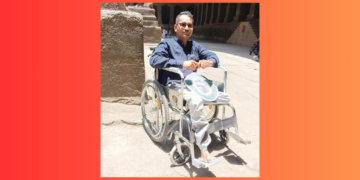 Death fast of Rupesh Pawar with disabilities