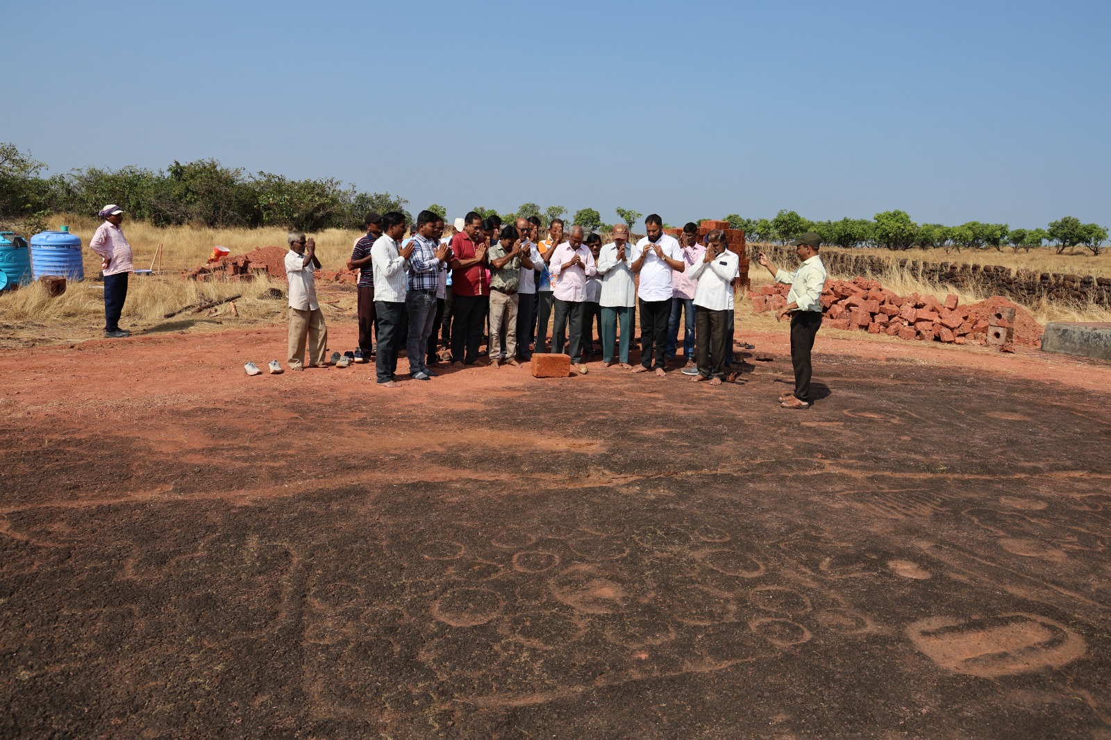 Initiation of Sculpture work in Ukshi