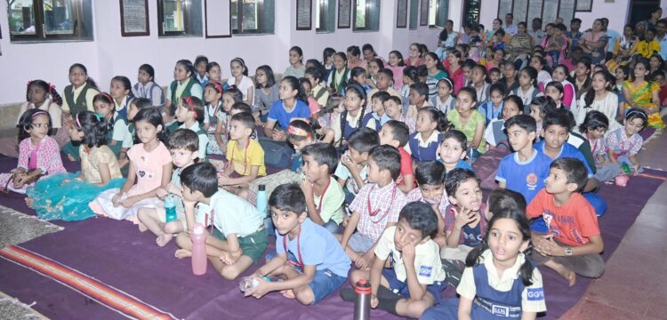 Competition prize distribution by Geeta Mandal