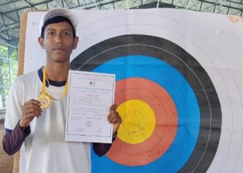 Gold medal to Yash Sawant in Archery competition