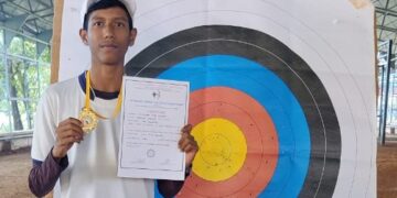Gold medal to Yash Sawant in Archery competition