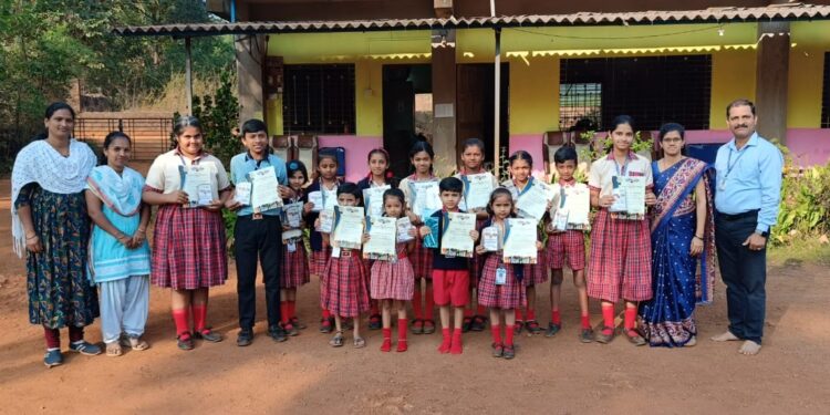 Anvi of Janwale School is second in the state