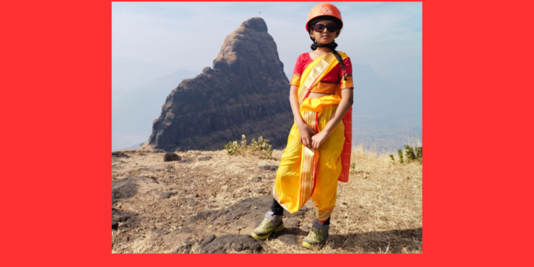 Grihitha Vichare climbed the Lingana fort