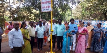 Inauguration of Niwas ST Stop & Library at Kudali