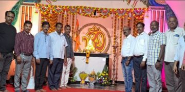 Inauguration of "Basaveshwar Bhavan" at Waghambe