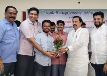 MP Sunil Tatkare Guhagar unhappy with Bijapur highway work