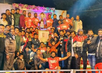 Friend Circle Winner in Kabaddi Tournament at Adur