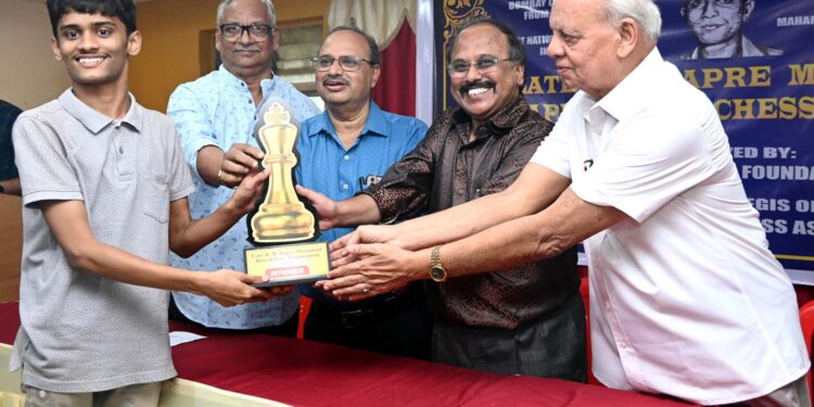 Winner of Yash Gogate Chess Tournament